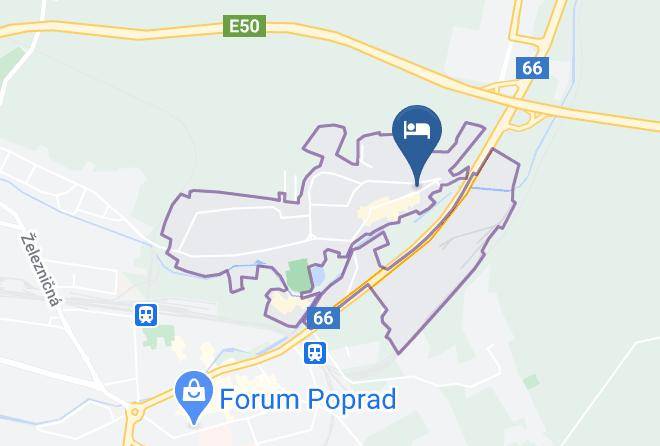 Poprad - Penzion Evka Maps