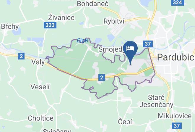 Pardubice - Penzion Fajn Maps