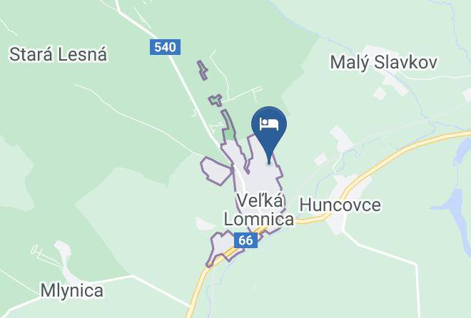 Kezmarok - Penzion Family Rusin Maps