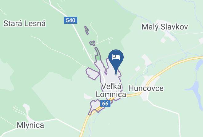 Kezmarok - Penzion Katka Maps