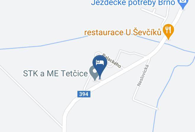 Brno Province - Penzion F Bife Maps
