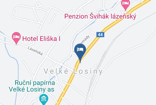 Sumperk - Penzion Fialka Maps