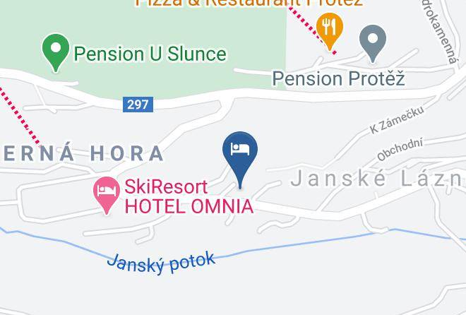 Trutnov - Penzion Flora Maps