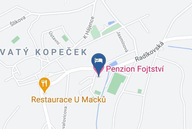 Olomouc - Penzion Fojtstvi Maps