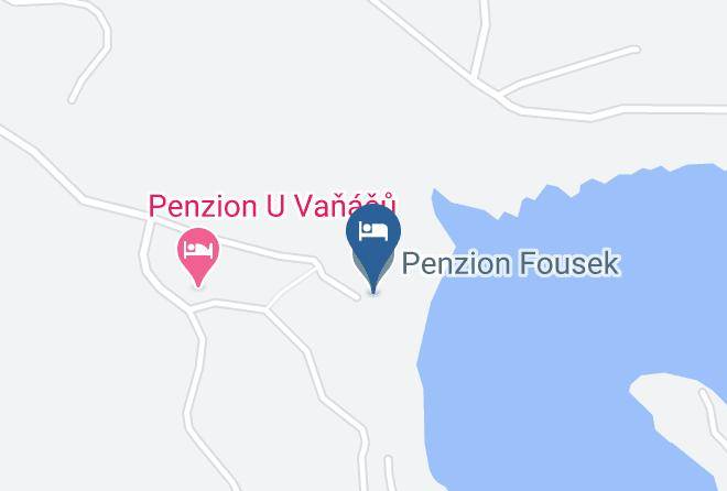 Pisek - Penzion Fousek Maps