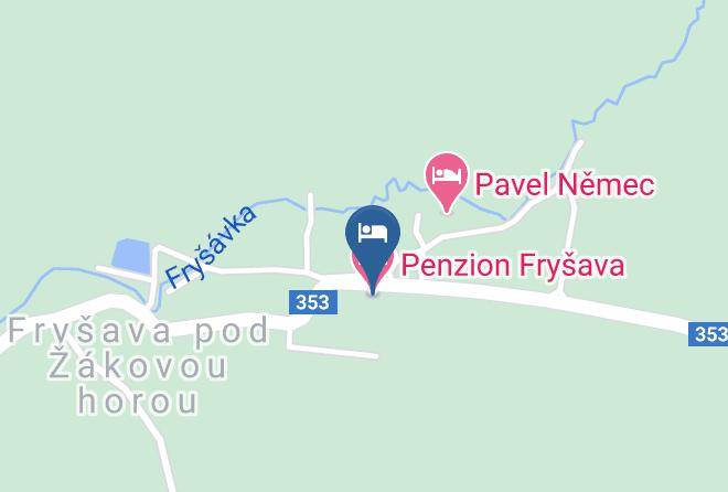 Zdar Nad Sazavou - Penzion Frysava Maps