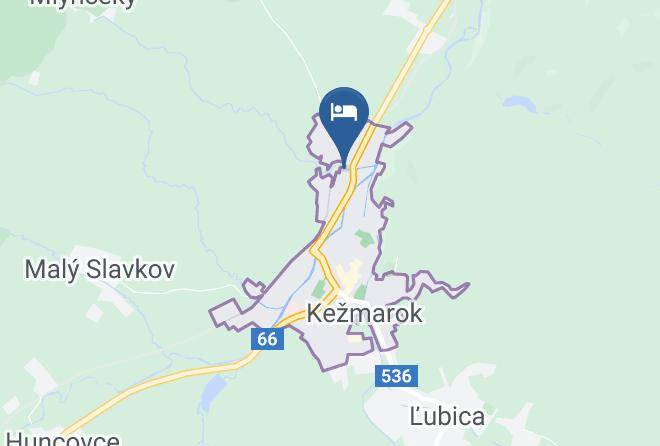 Kezmarok - Penzion Gardos Maps