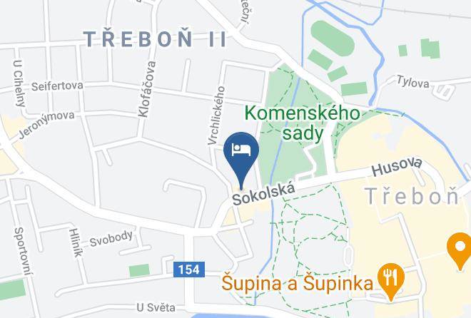 Jindrichuv Hradec - Penzion Gracie Maps