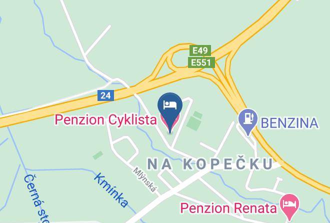 Jindrichuv Hradec - Penzion Hanibal Maps