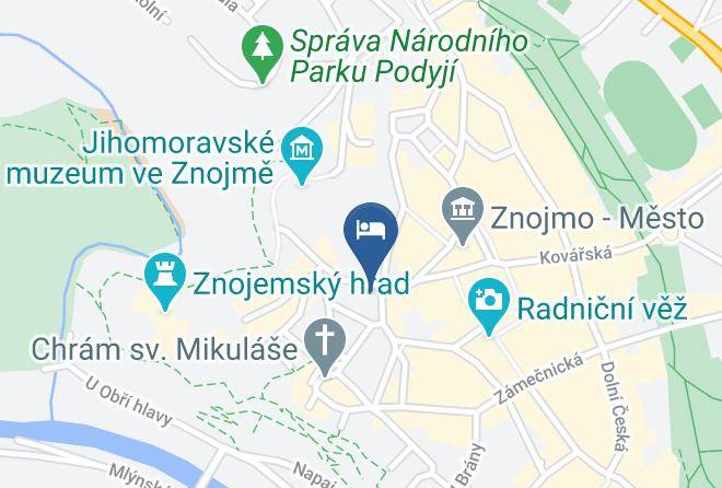 Znojmo - Penzion Harvart Maps