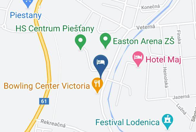 Piestany - Penzion Hellene Maps