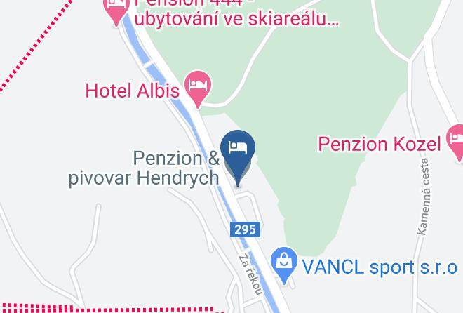 Trutnov - Penzion Hendrych Maps