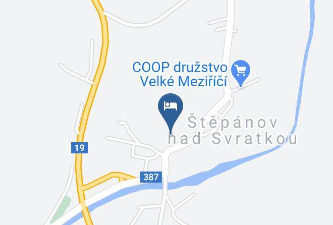 Zdar Nad Sazavou - Penzion Hodunka Maps