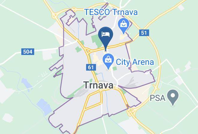 Trnava - Penzion Holiday Maps
