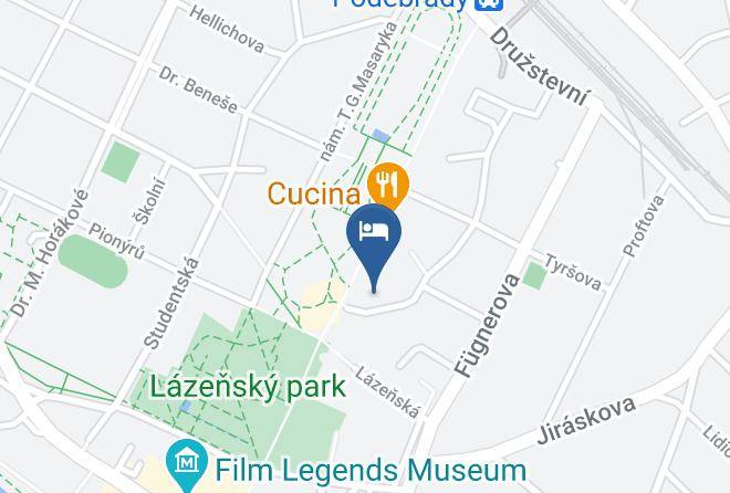 Nymburk - Penzion Homer Podebrady Maps