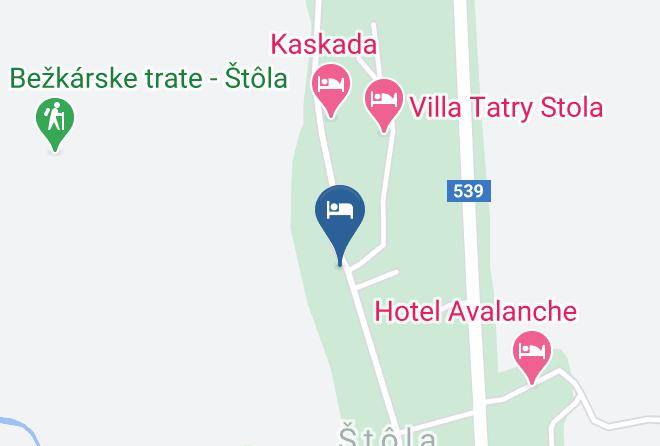 Poprad - Penzion Horal Maps