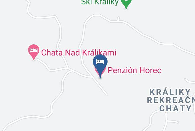 Banska Bystrica - Penzion Horec Maps