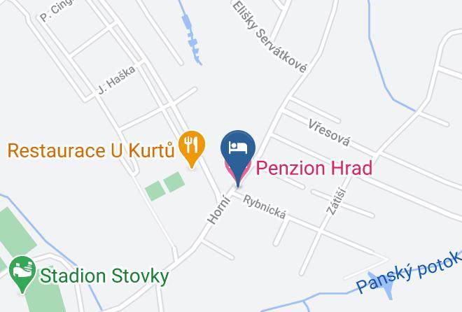 Frydek Mistek - Penzion Hrad Maps