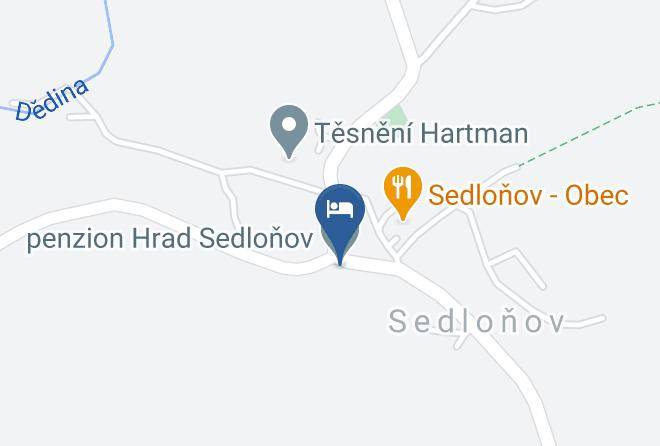 Rychnov Nad Kneznou - Penzion Hrad Sedlonov Maps