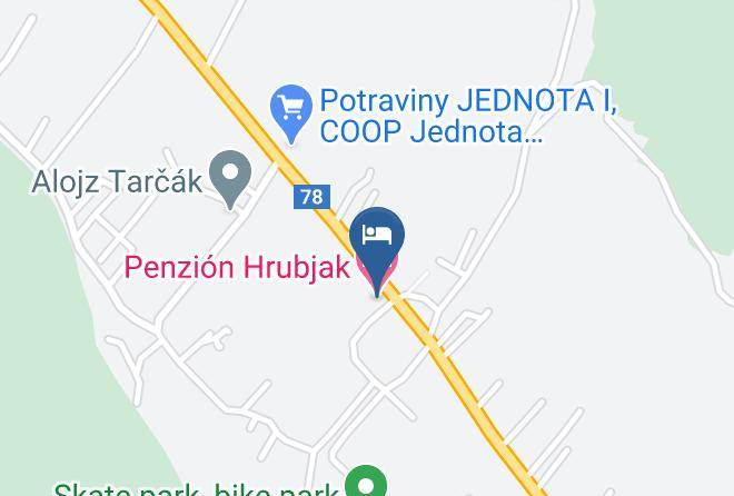 Namestovo - Penzion Hrubjak Maps