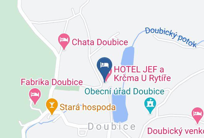 Decin - Penzion Hubertus Maps