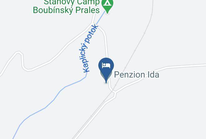 Prachatice - Penzion Ida Maps