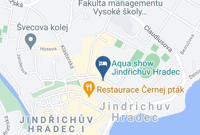Jindrichuv Hradec - Penzion Iga Maps