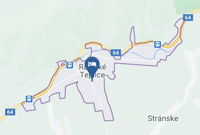 Rajecke Teplice - Penzion Iris Maps