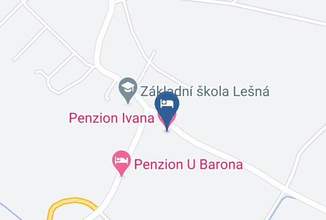 Vsetin - Penzion Ivana Maps