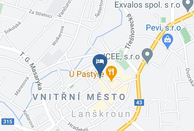 Usti Nad Orlici - Penzion Jakub Maps