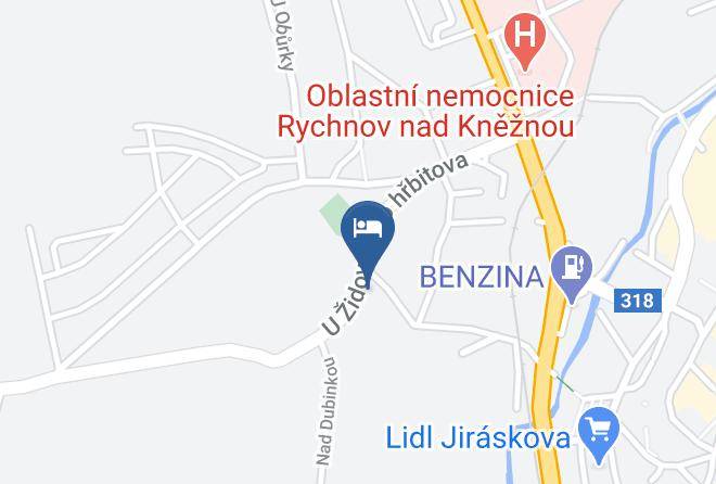 Rychnov Nad Kneznou - Penzion Jana Cervinkova Accomodation In Rychnov Nad Kneznou Maps