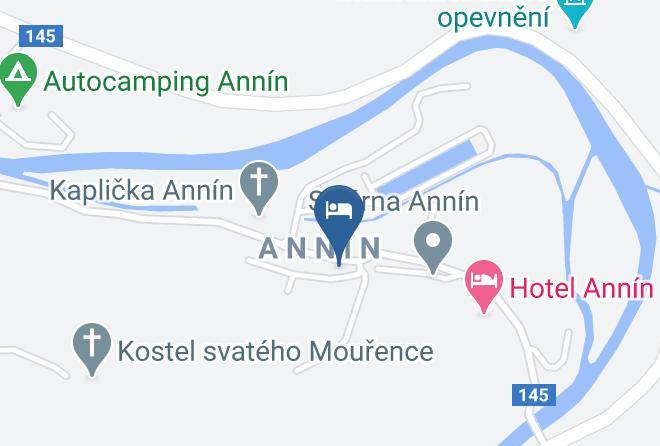 Klatovy - Penzion Jana Maps