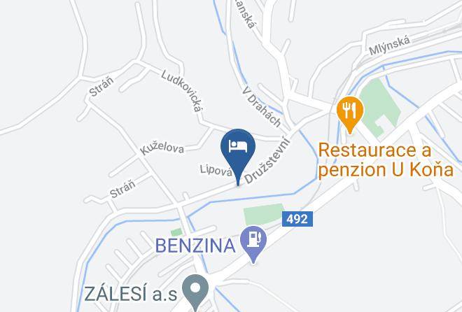 Luhacovice - Penzion Jarmilka Luhacovice Maps