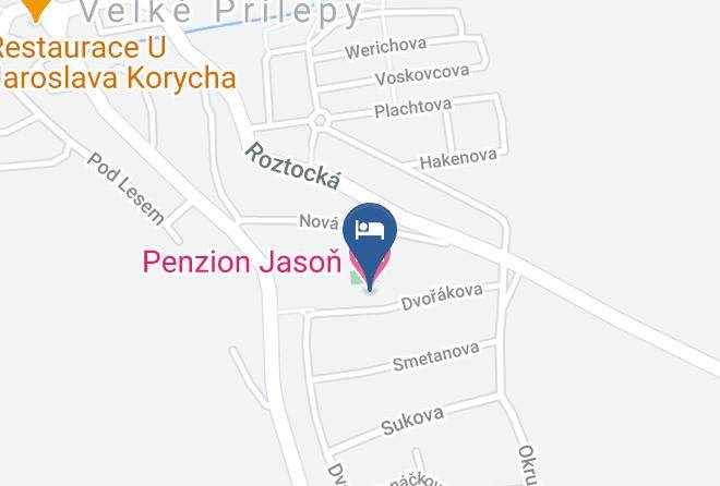 Prague West - Penzion Jason Maps