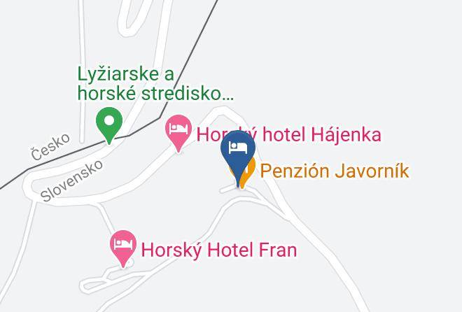 Cadca - Penzion Javornik Makov Ubytovanie Restauracia Wellness Maps