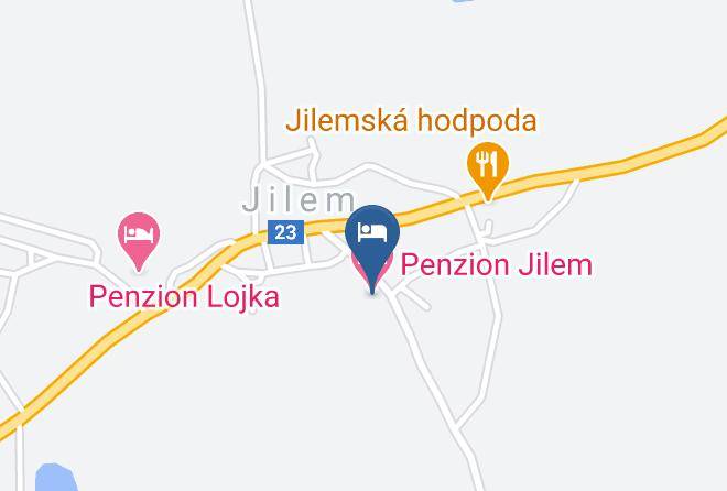 Jindrichuv Hradec - Penzion Jilem Maps