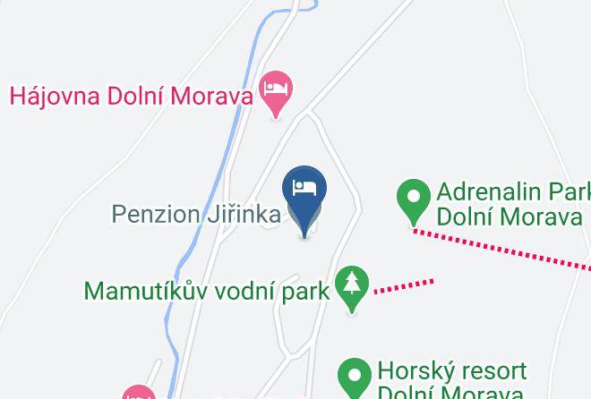 Usti Nad Orlici - Penzion Jirinka Maps
