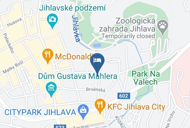 Jihlava - Penzion Jostovka Maps
