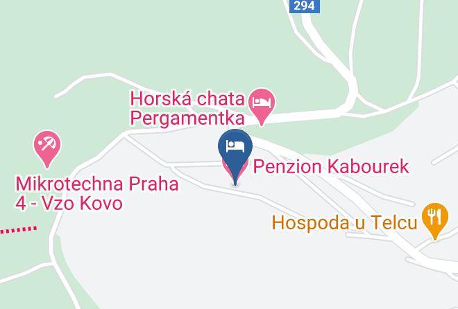 Semily - Penzion Kabourek Maps