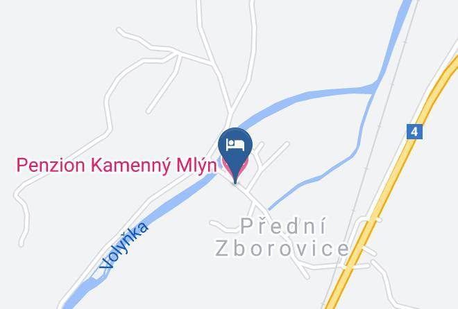Strakonice - Penzion Kamenny Mlyn Maps