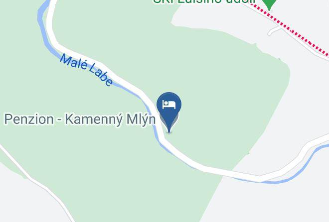 Trutnov - Penzion Kamenny Mlyn Maps