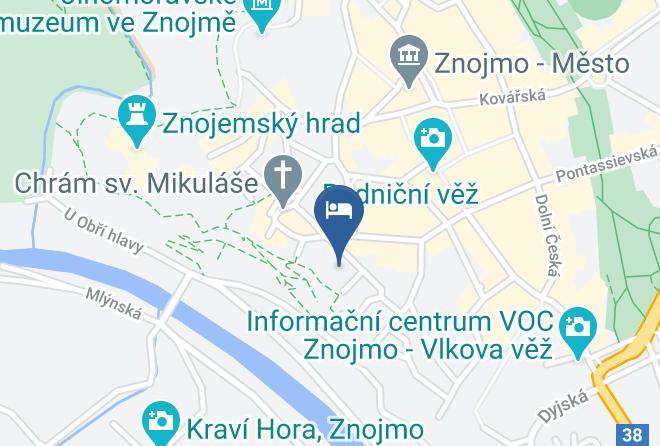 Znojmo - Penzion Kaplanka Maps