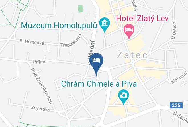 Louny - Penzion Kara Maps