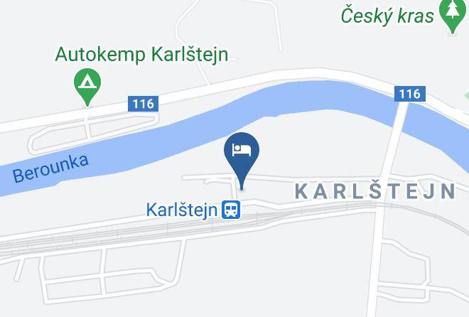 Beroun - Penzion Karlstejn Maps