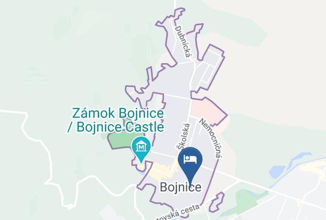 Prievidza - Penzion Kastelan Maps