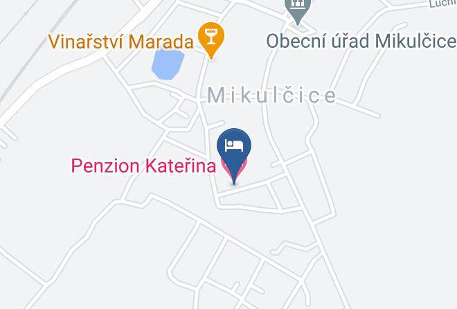 Hodonin - Penzion Katerina Maps