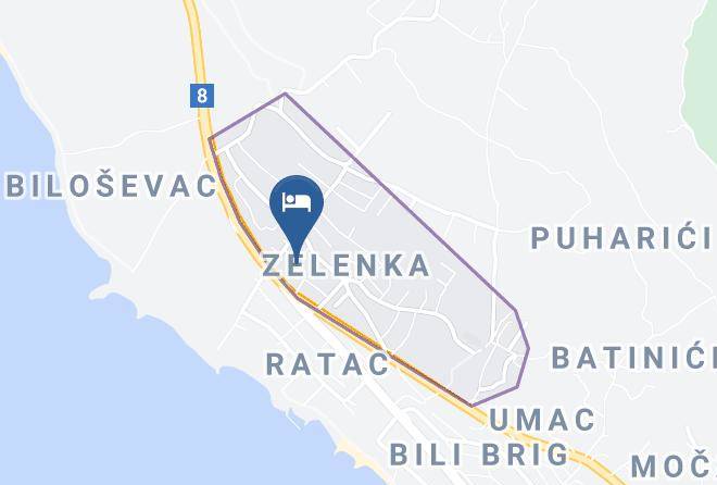 Makarska - Penzion Kelly Maps