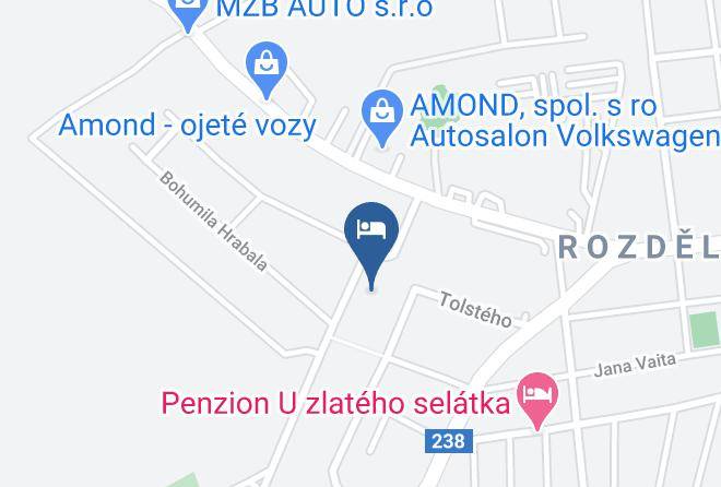Kladno - Penzion Kladno Maps