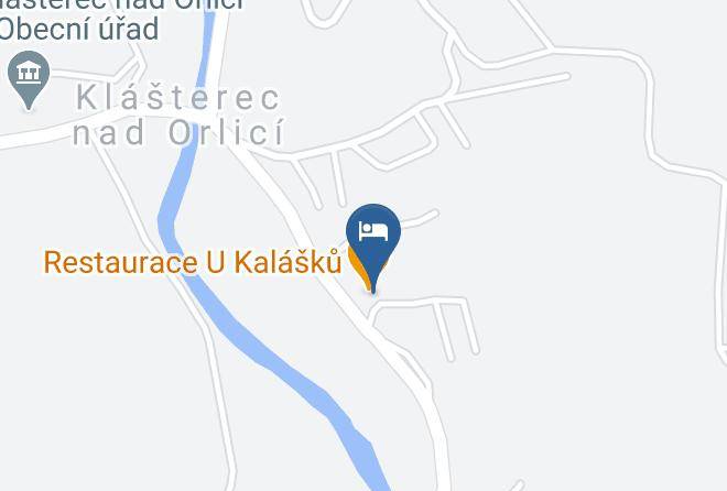 Usti Nad Orlici - Penzion Klasterec Nad Orlici Maps