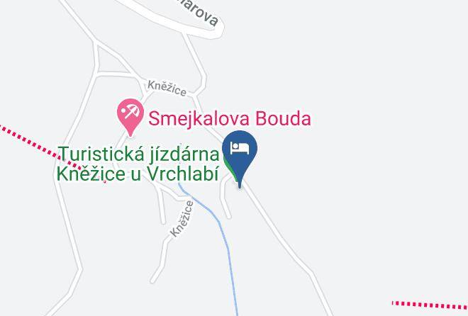 Trutnov - Penzion Knezicka Chalupa Maps